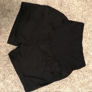 Maternity black shorts
